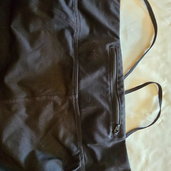 Nike Dri-Fit Black Capri Cropped Athletic Workout Pants XL - Picture 7 of 7